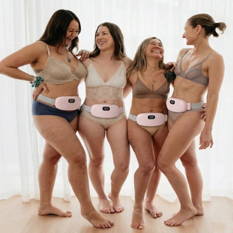 Bouillotte Nouvelle Génération – Ceinture Chauffante & Massante (Ventre & Dos) - MAMANIMA