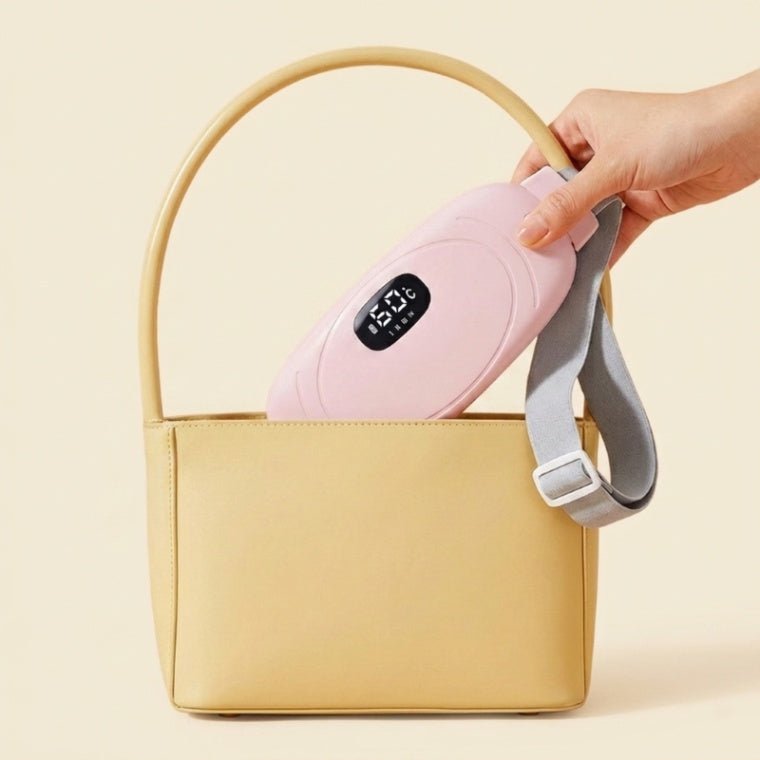 Bouillotte Nouvelle Génération – Ceinture Chauffante & Massante (Ventre & Dos) - MAMANIMA
