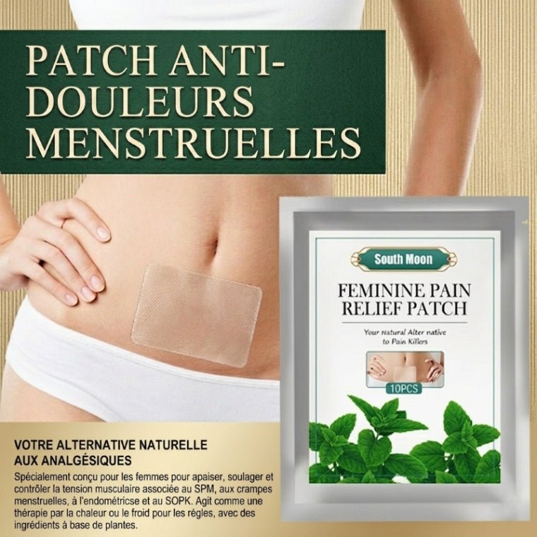 Patchs Apaisants Multi-Zones (Règles Douloureuses, Tensions Lombaires, Maux de Dos) - MAMANIMA