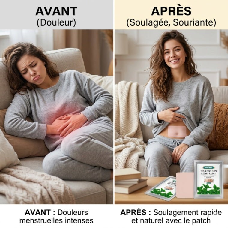 Patchs Apaisants Multi-Zones (Règles Douloureuses, Tensions Lombaires, Maux de Dos) - MAMANIMA